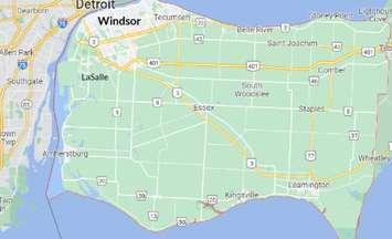 (Map of Essex County courtesy of the County of Essex)