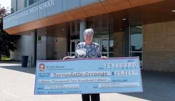 Bernadette Orrange. Photo courtesy of the St. Clair Catholic District School Board. 