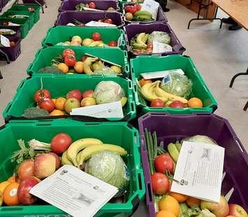 Good Food Boxes. Photo provided by United Way of Bruce Grey.